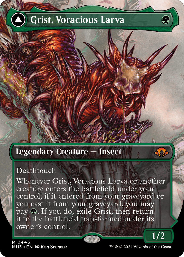 Grist, Voracious Larva (Borderless) (446) (MH3)