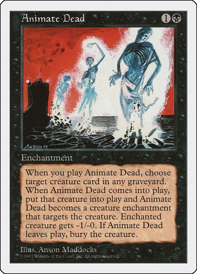 Image for Animate Dead (Fifth Edition) - Magic: The Gathering