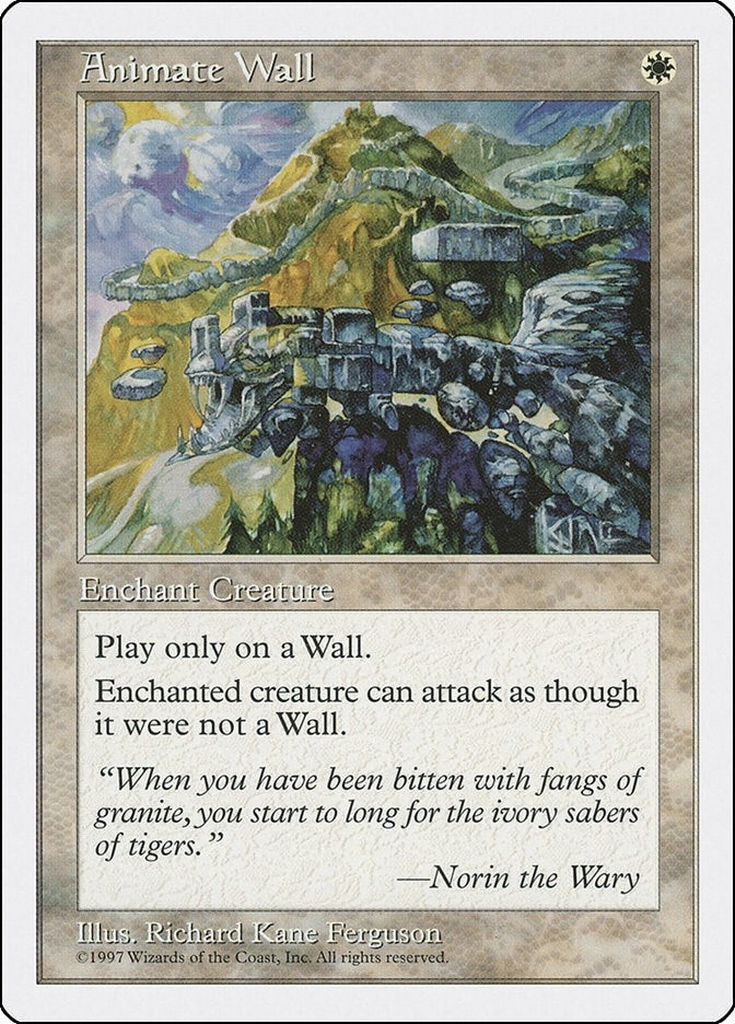 Image for Animate Wall (Fifth Edition) - Magic: The Gathering