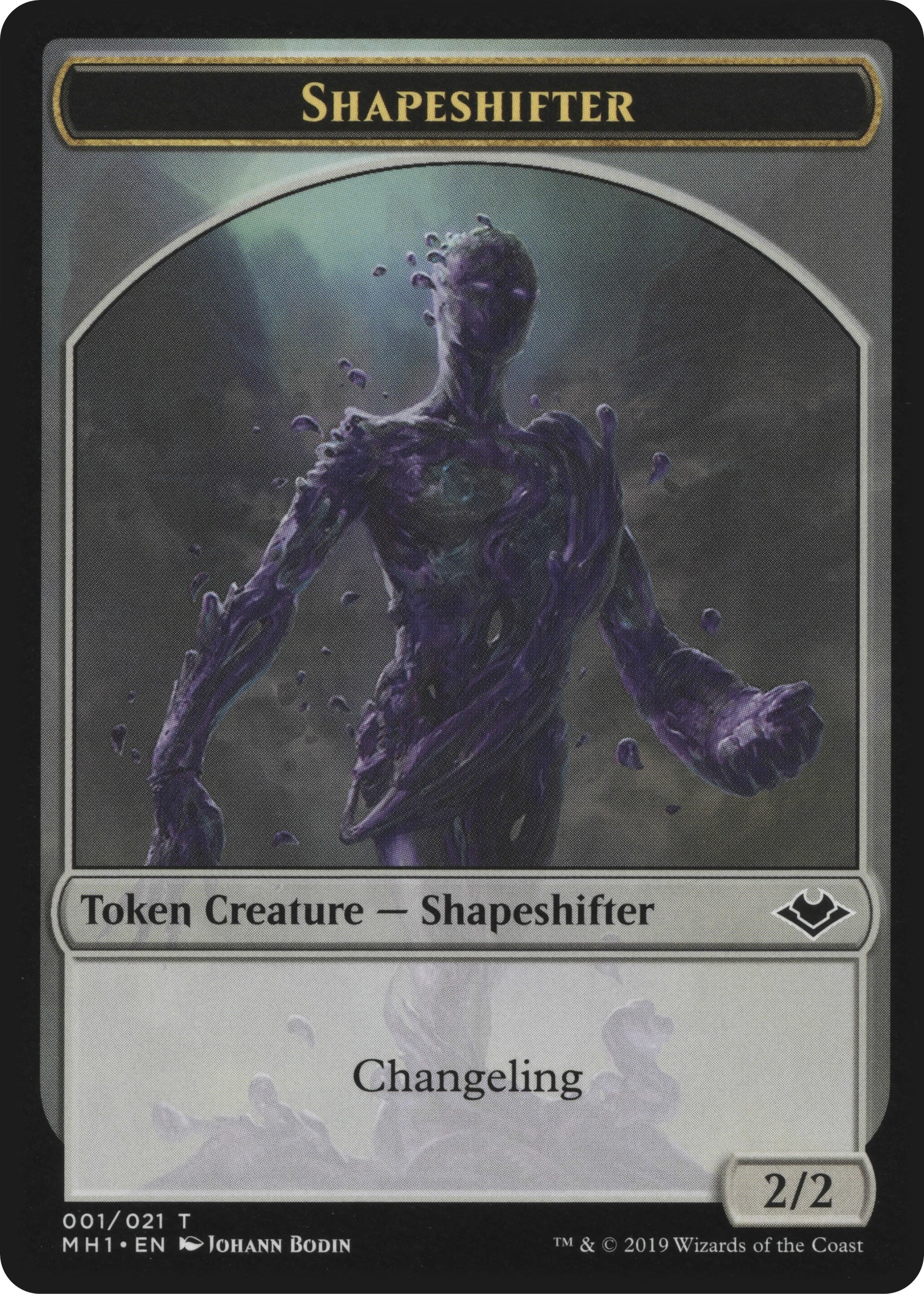 Image for Shapeshifter // Emblem - Serra the Benevolent Double-Sided Token (1 // 20) (Modern Horizons) - Magic: The Gathering