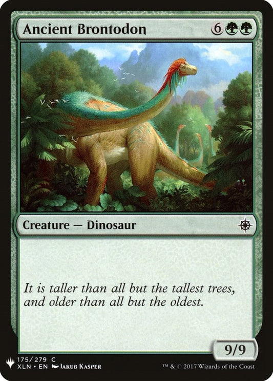 Ancient Brontodon (175) (The List Reprints) (LIST)