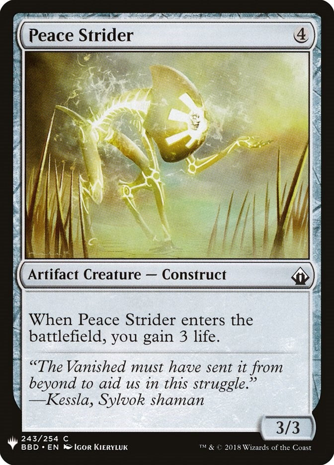 Peace Strider (243) (The List Reprints) (LIST)