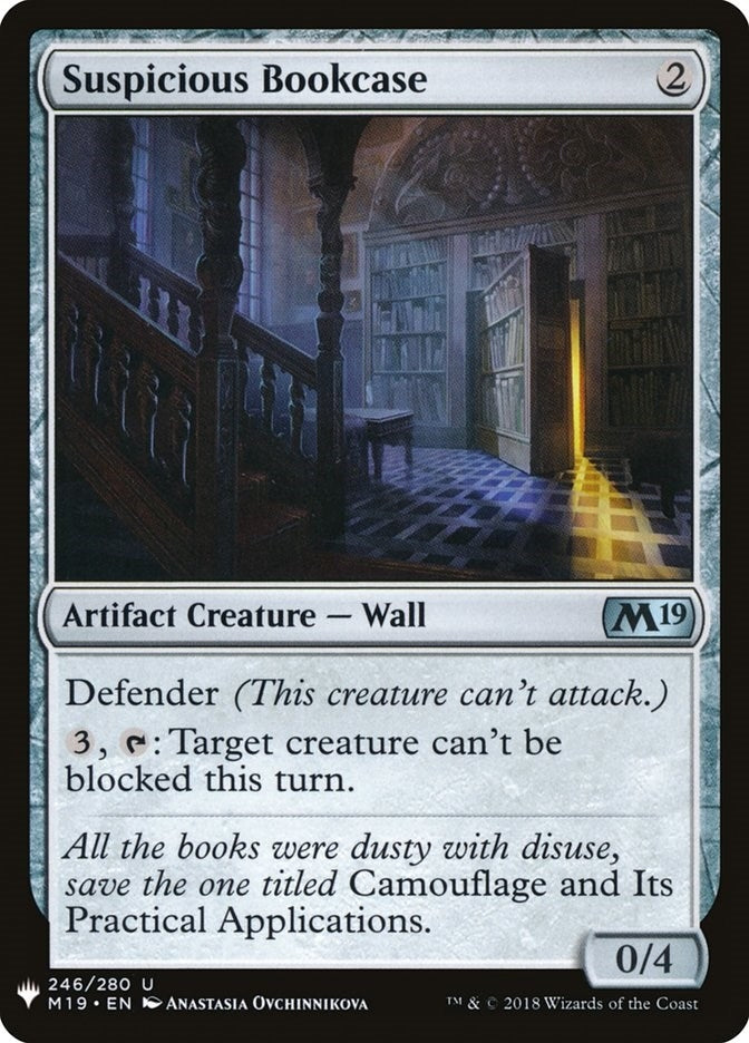 Suspicious Bookcase (246) (The List Reprints) (LIST)