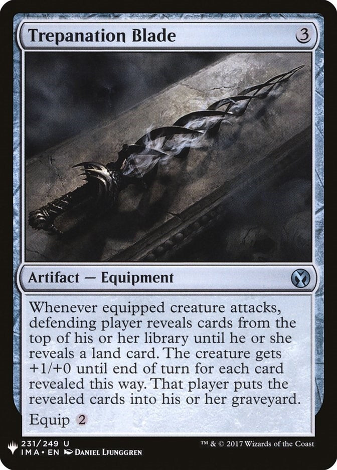 Trepanation Blade (231) (The List Reprints)