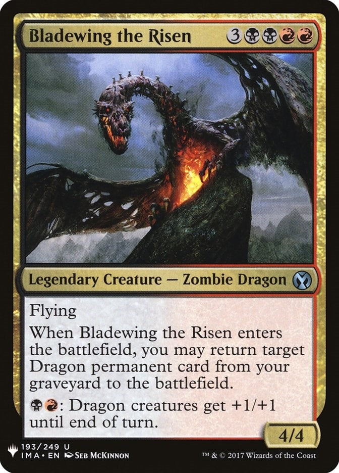 Bladewing the Risen (193) (The List Reprints)