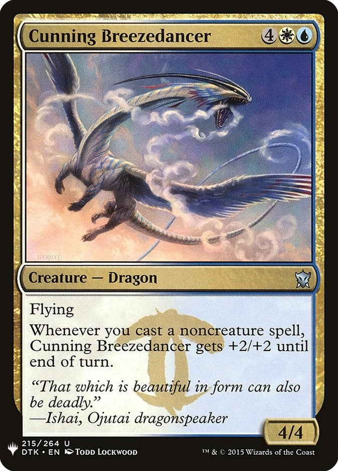Image for Cunning Breezedancer (215) (The List Reprints) - Magic: The Gathering
