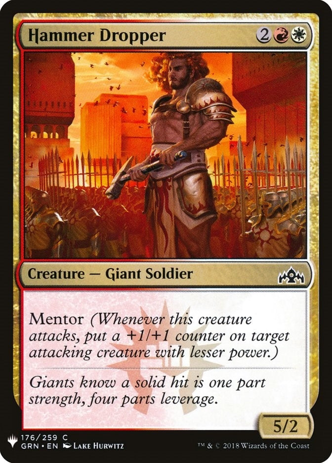 Image for Hammer Dropper (176) (The List Reprints) - Magic: The Gathering