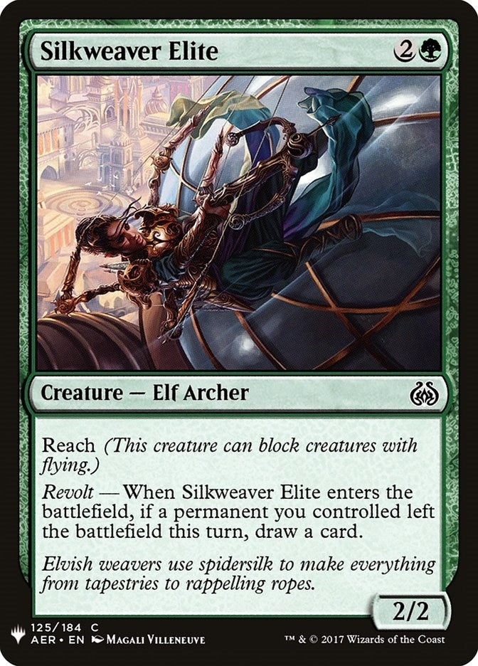 Image for Silkweaver Elite (125) (The List Reprints) (LIST) - Magic: The Gathering