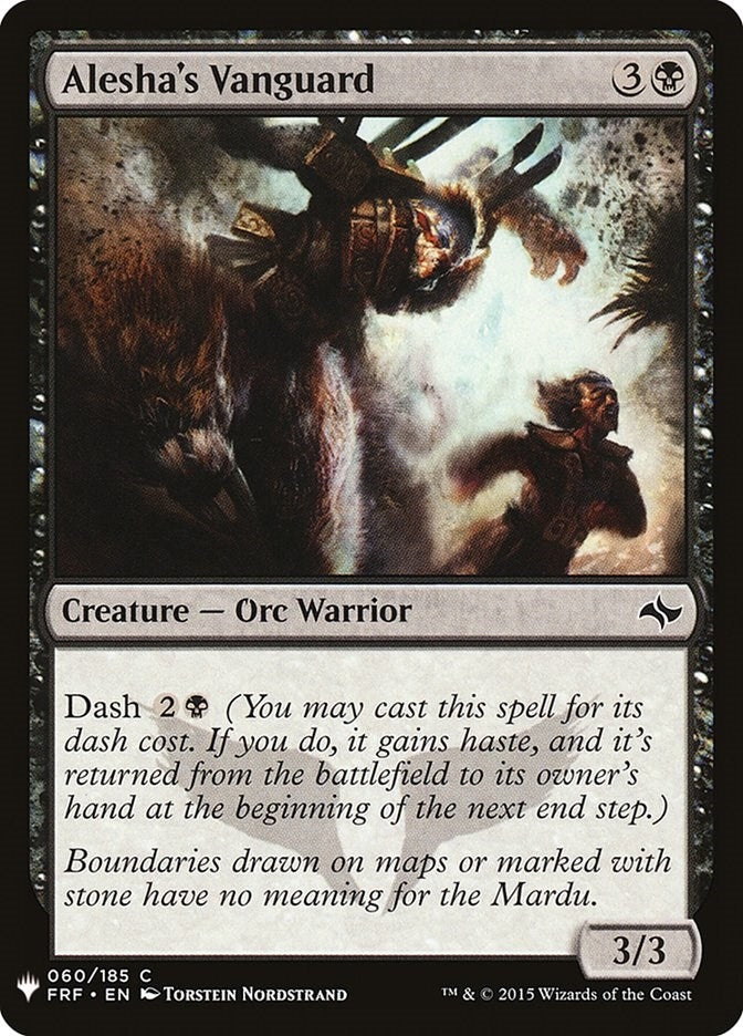 Image for Alesha's Vanguard (60) (The List Reprints) (LIST) - Magic: The Gathering