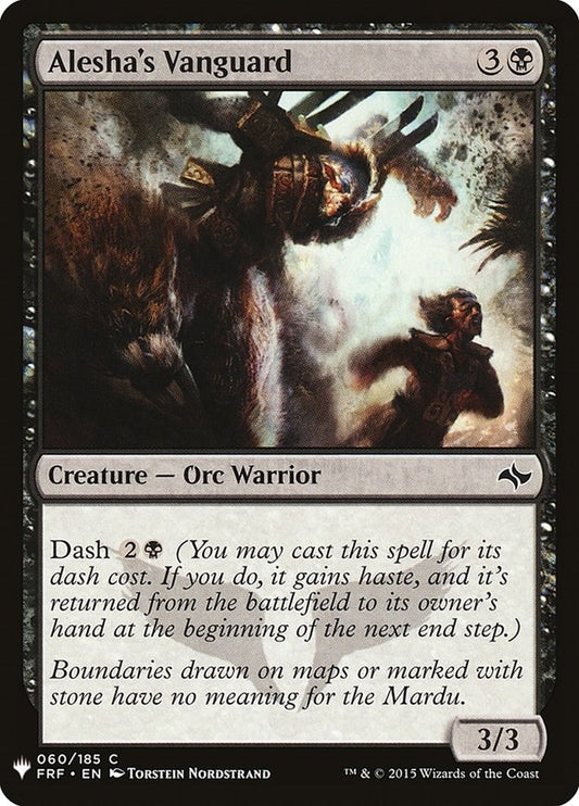 Image for Alesha's Vanguard (60) (The List Reprints) (LIST) - Magic: The Gathering