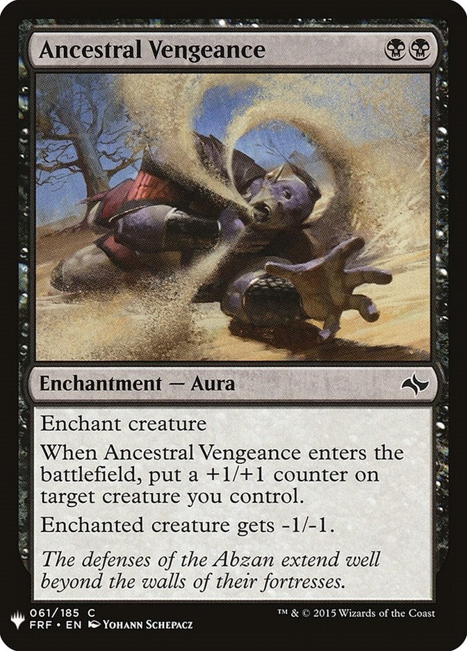Image for Ancestral Vengeance (61) (The List Reprints) (LIST) - Magic: The Gathering