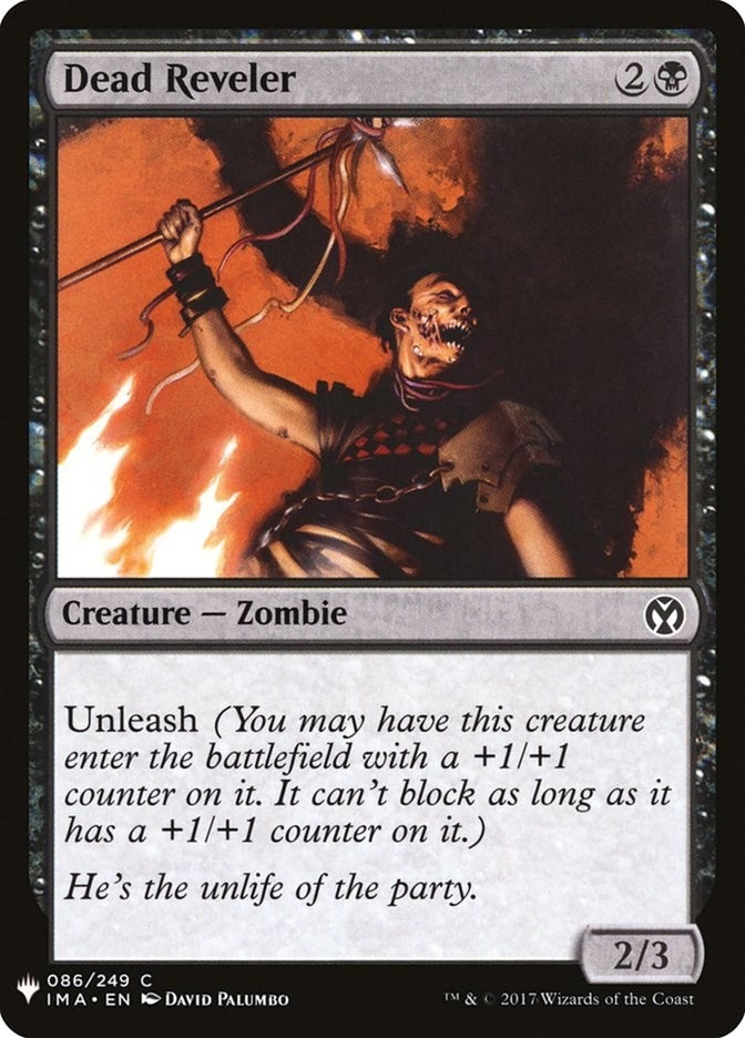 Dead Reveler (86) (The List Reprints)