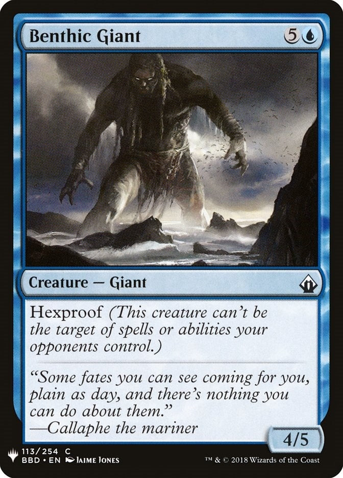 Benthic Giant (113) (The List Reprints) (LIST)