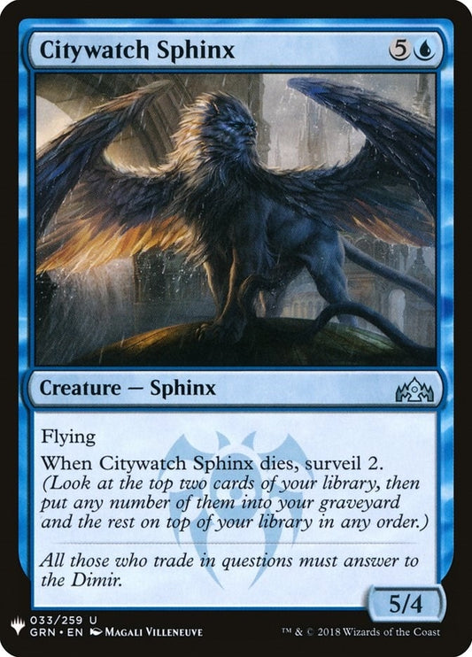 Image for Citywatch Sphinx (33) (The List Reprints) - Magic: The Gathering