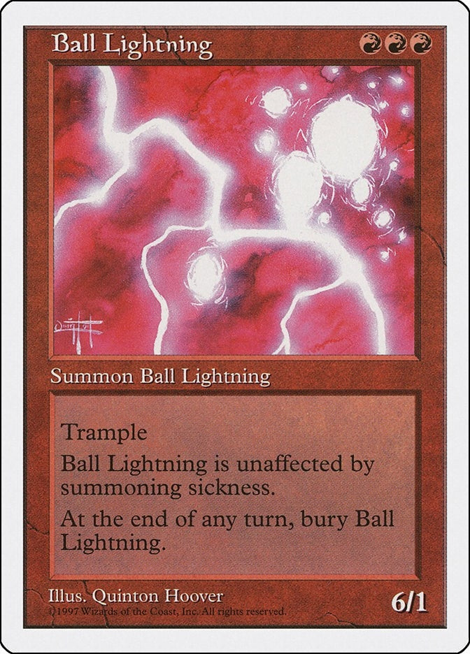 Image for Ball Lightning (Fifth Edition) - Magic: The Gathering