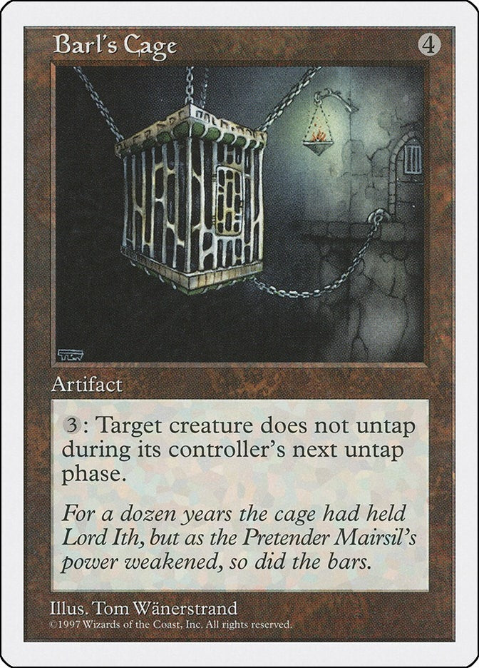 Image for Barl's Cage (Fifth Edition) - Magic: The Gathering