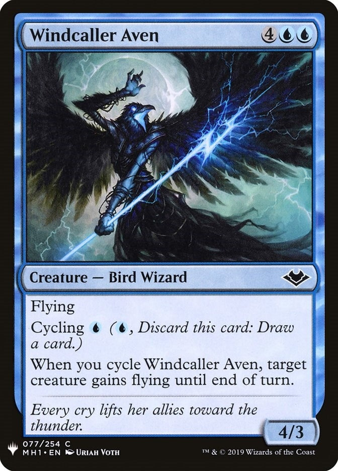 Windcaller Aven (77) (The List Reprints) (LIST)