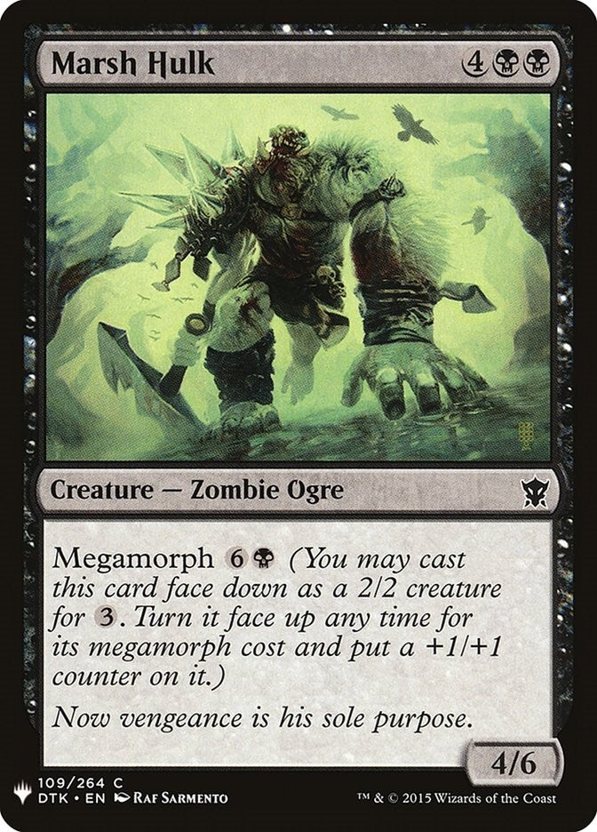 Image for Marsh Hulk (109) (The List Reprints) - Magic: The Gathering