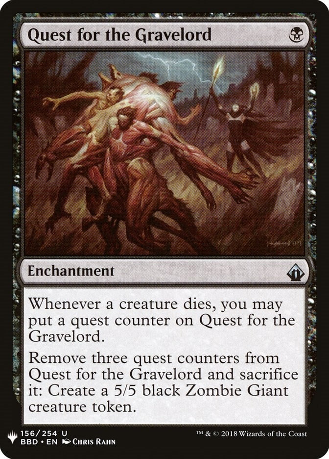 Quest for the Gravelord (156) (The List Reprints) (LIST)