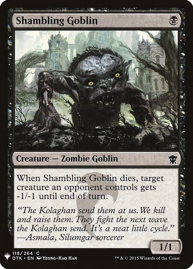 Image for Shambling Goblin (118) (The List Reprints) - Magic: The Gathering