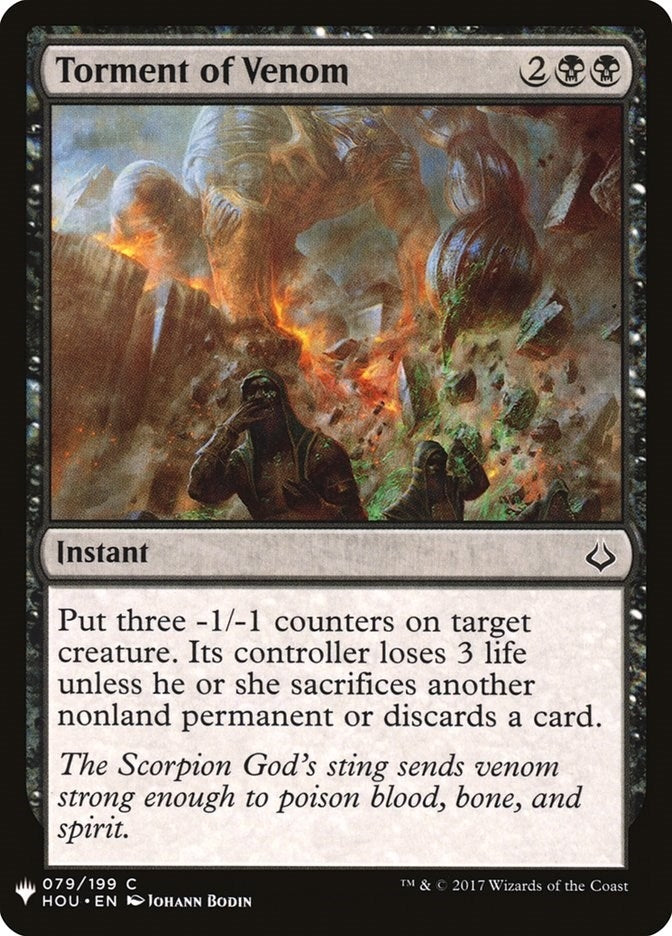 Image for Torment of Venom (79) (The List Reprints) - Magic: The Gathering