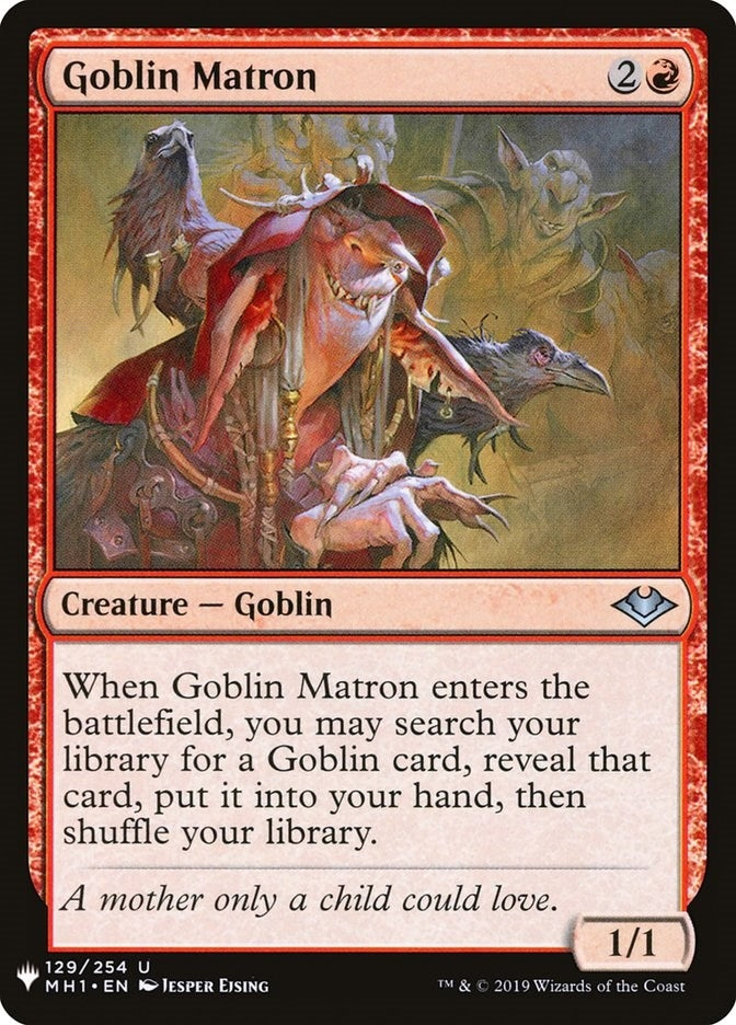Goblin Matron (MH1) (129) (The List Reprints) (LIST)