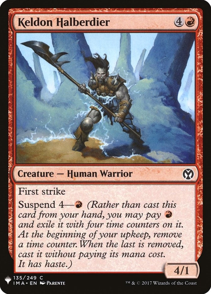 Keldon Halberdier (135) (The List Reprints)
