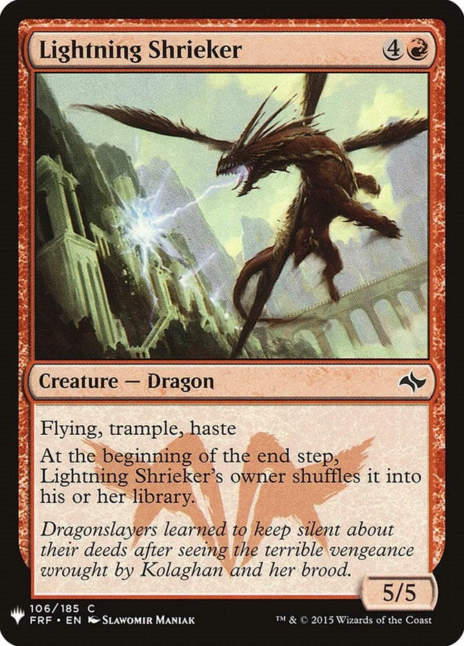 Image for Lightning Shrieker (106) (The List Reprints) (LIST) - Magic: The Gathering