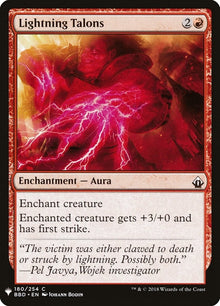 Lightning Talons (180) (The List Reprints) (LIST)