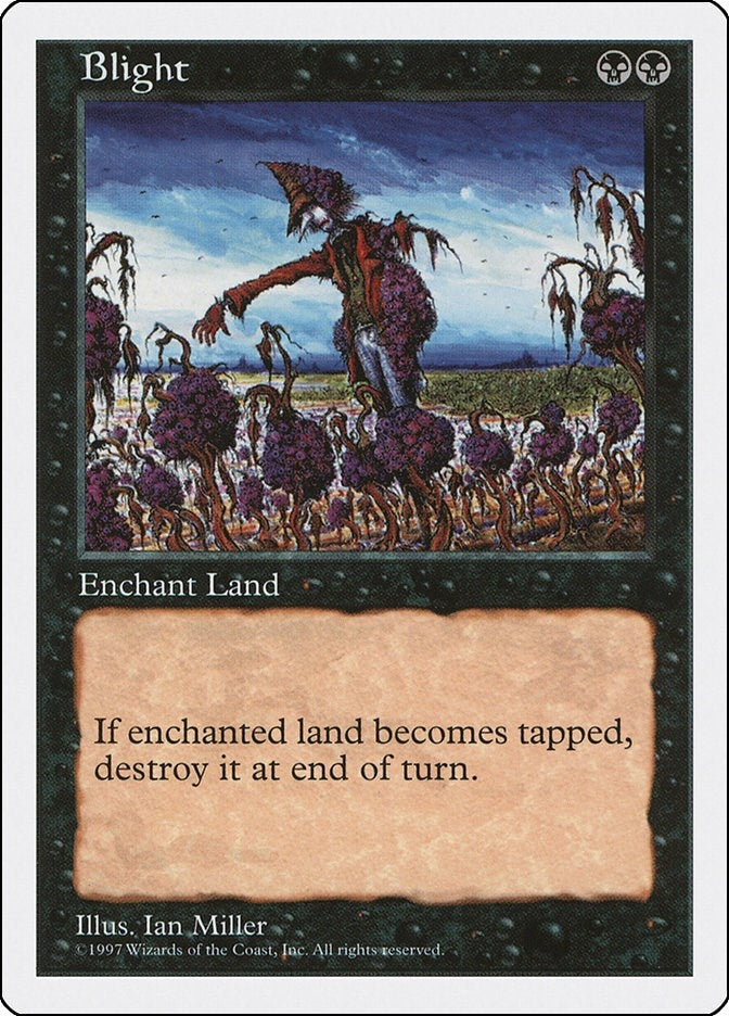 Image for Blight (Fifth Edition) - Magic: The Gathering