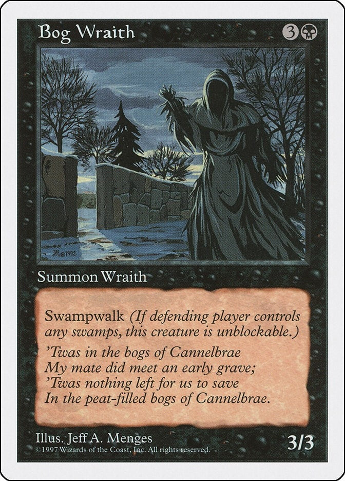 Image for Bog Wraith (Fifth Edition) - Magic: The Gathering