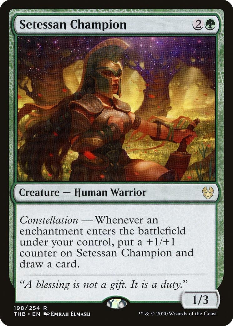 Image for Setessan Champion (198) (Theros Beyond Death) - Magic: The Gathering