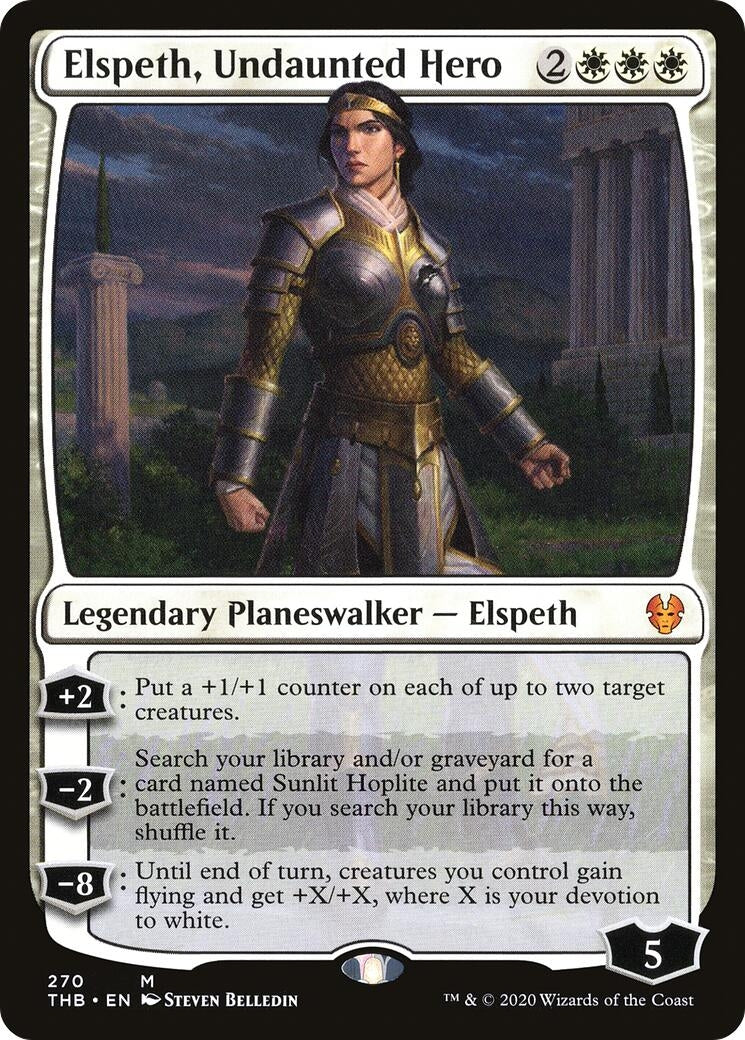 Image for Elspeth, Undaunted Hero (270) (Theros Beyond Death) - Magic: The Gathering