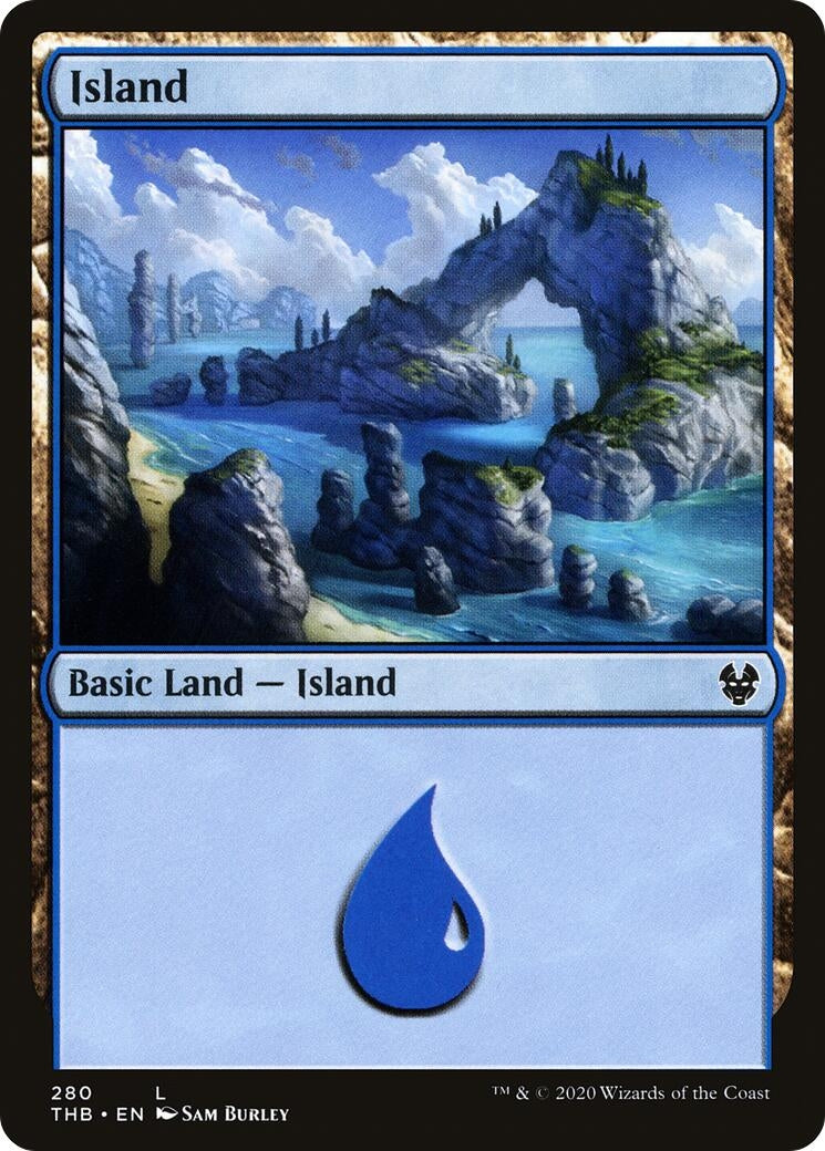 Image for Island (280) (280) (Theros Beyond Death) - Magic: The Gathering