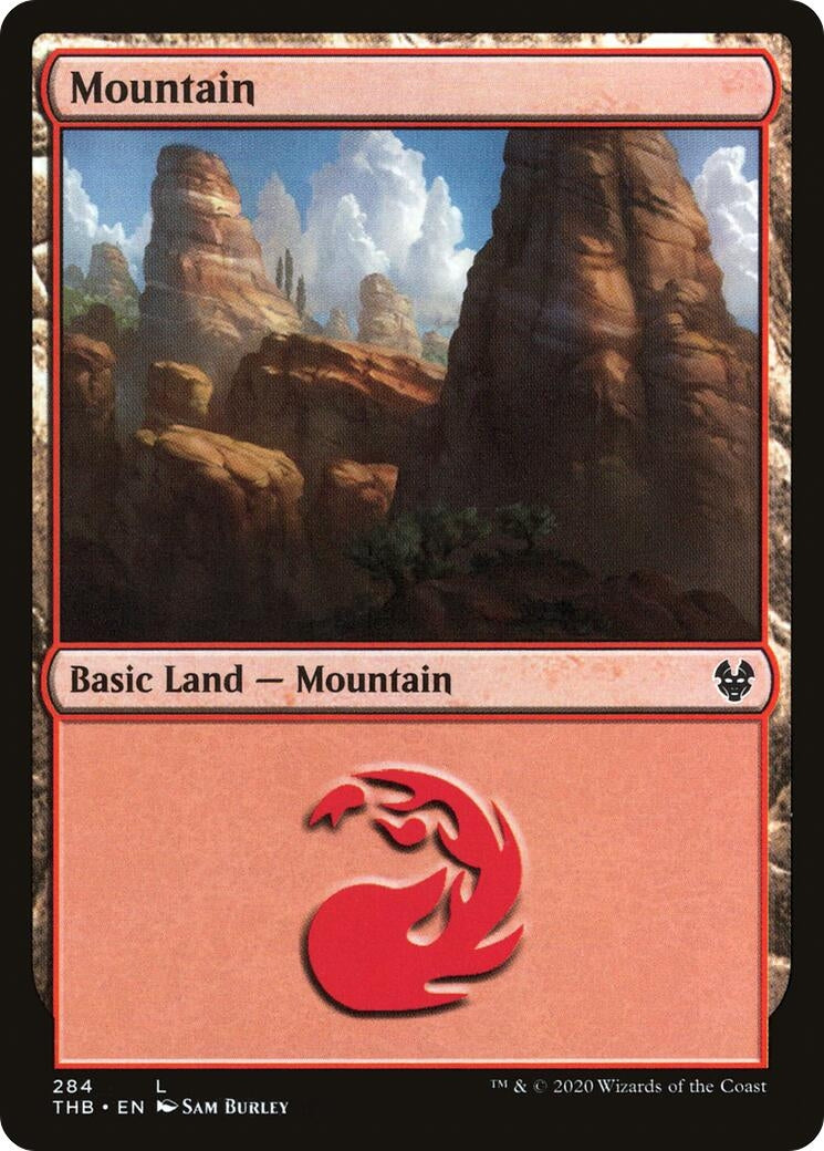 Image for Mountain (284) (284) (Theros Beyond Death) - Magic: The Gathering