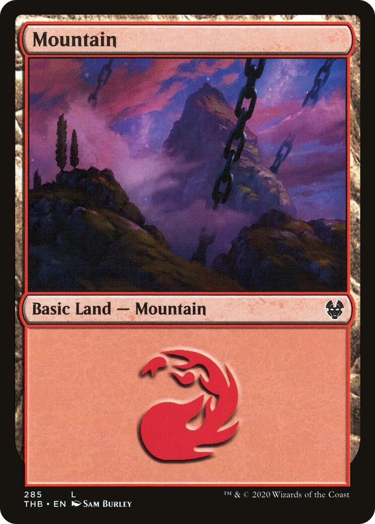 Image for Mountain (285) (285) (Theros Beyond Death) - Magic: The Gathering