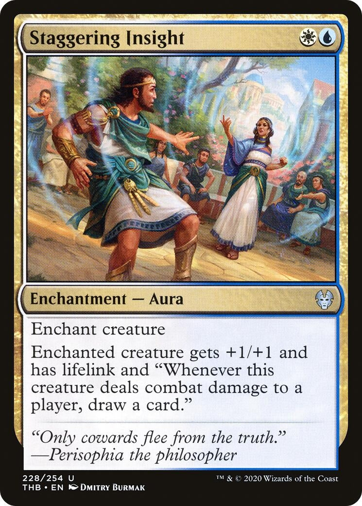 Image for Staggering Insight (228) (Theros Beyond Death) - Magic: The Gathering