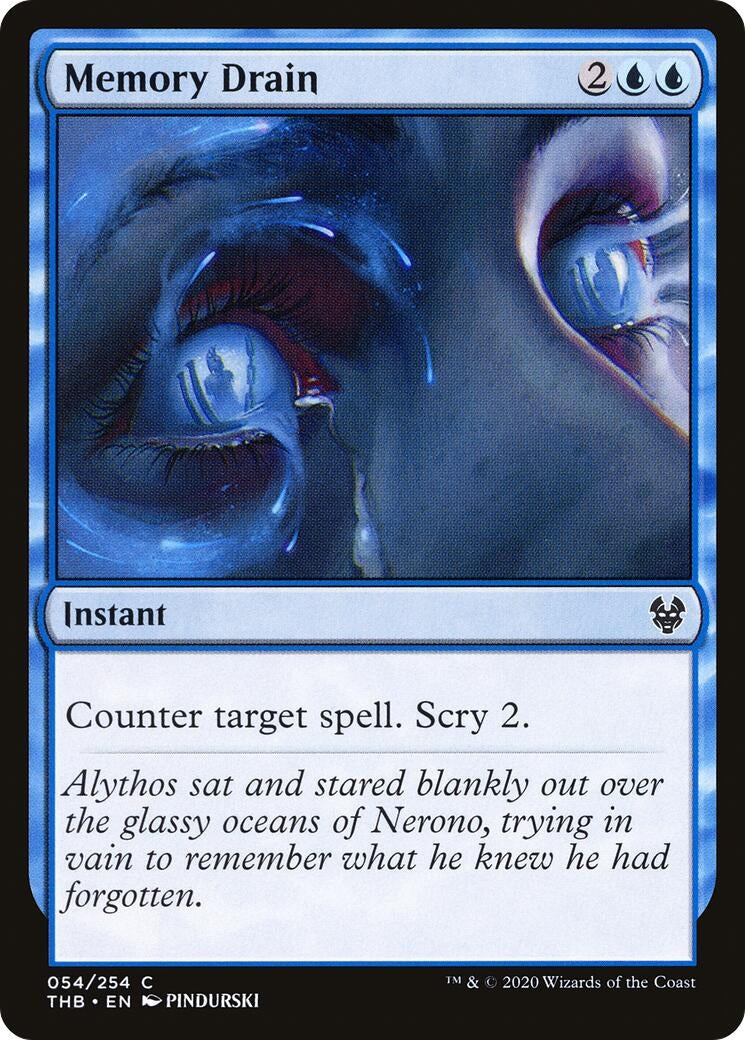 Image for Memory Drain (54) (Theros Beyond Death) - Magic: The Gathering