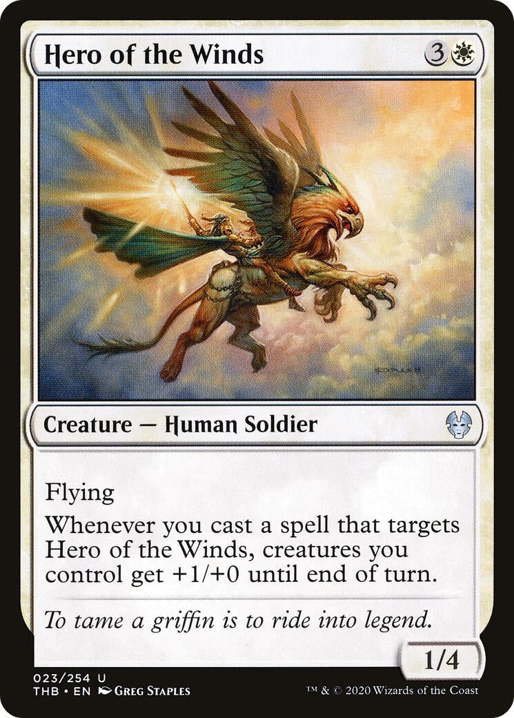 Image for Hero of the Winds (23) (Theros Beyond Death) - Magic: The Gathering