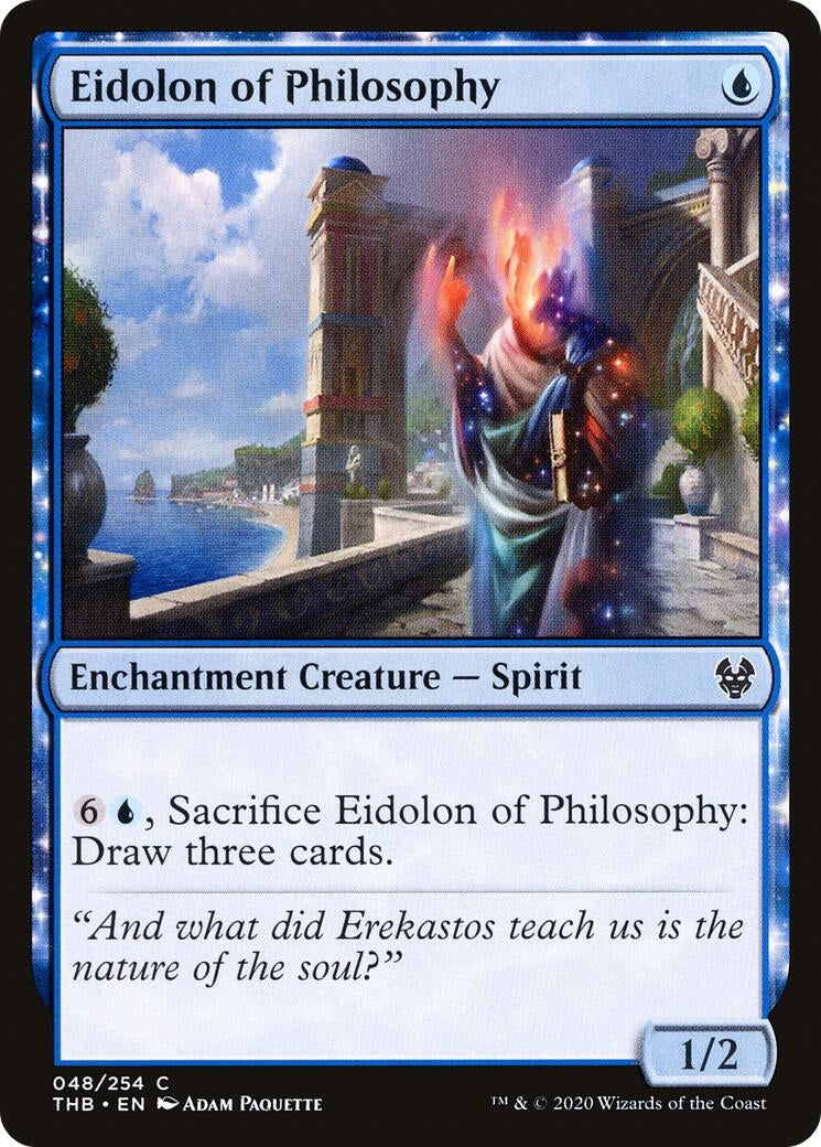 Image for Eidolon of Philosophy (48) (Theros Beyond Death) - Magic: The Gathering