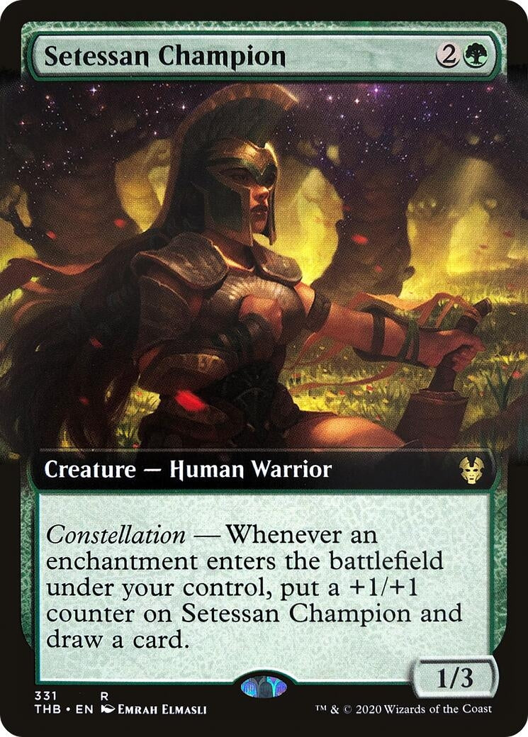 Image for Setessan Champion (Extended Art) (331) (Theros Beyond Death) - Magic: The Gathering