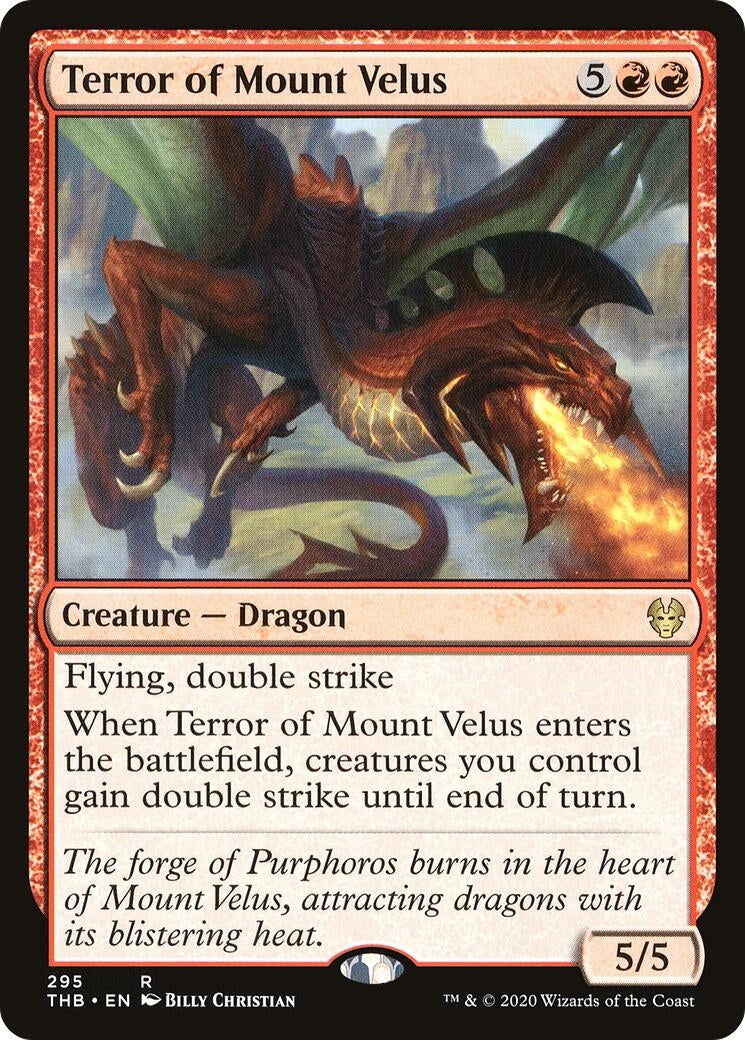 Image for Terror of Mount Velus (295) (Theros Beyond Death) - Magic: The Gathering