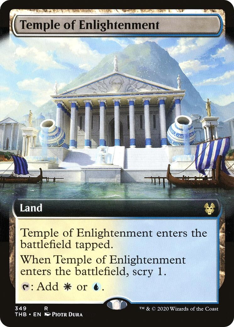 Image for Temple of Enlightenment (Extended Art) (349) (Theros Beyond Death) - Magic: The Gathering