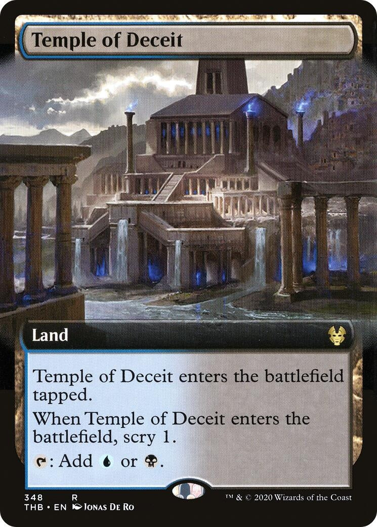 Image for Temple of Deceit (Extended Art) (348) (Theros Beyond Death) - Magic: The Gathering