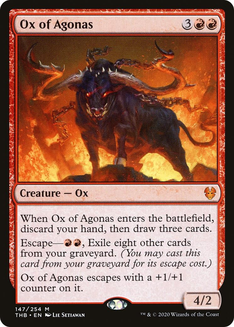 Image for Ox of Agonas (147) (Theros Beyond Death) - Magic: The Gathering