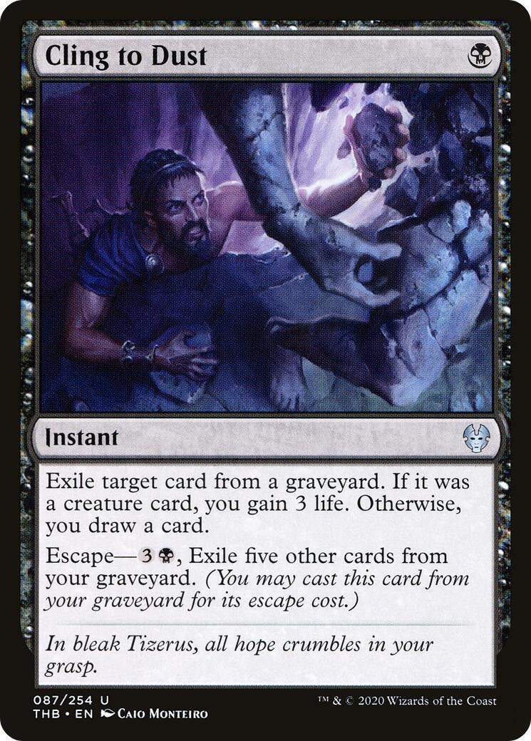 Image for Cling to Dust (87) (Theros Beyond Death) - Magic: The Gathering