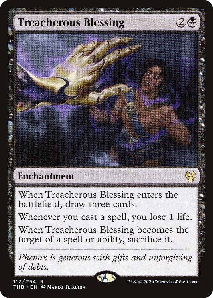Image for Treacherous Blessing (117) (Theros Beyond Death) - Magic: The Gathering