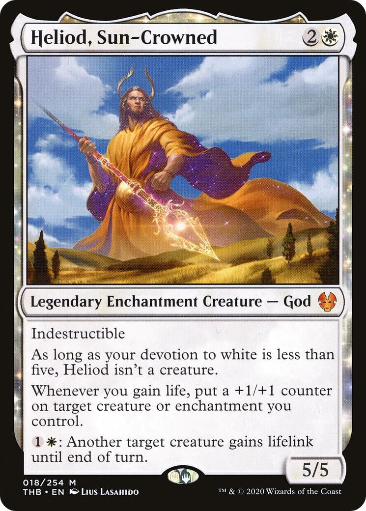 Image for Heliod, Sun-Crowned (18) (Theros Beyond Death) - Magic: The Gathering