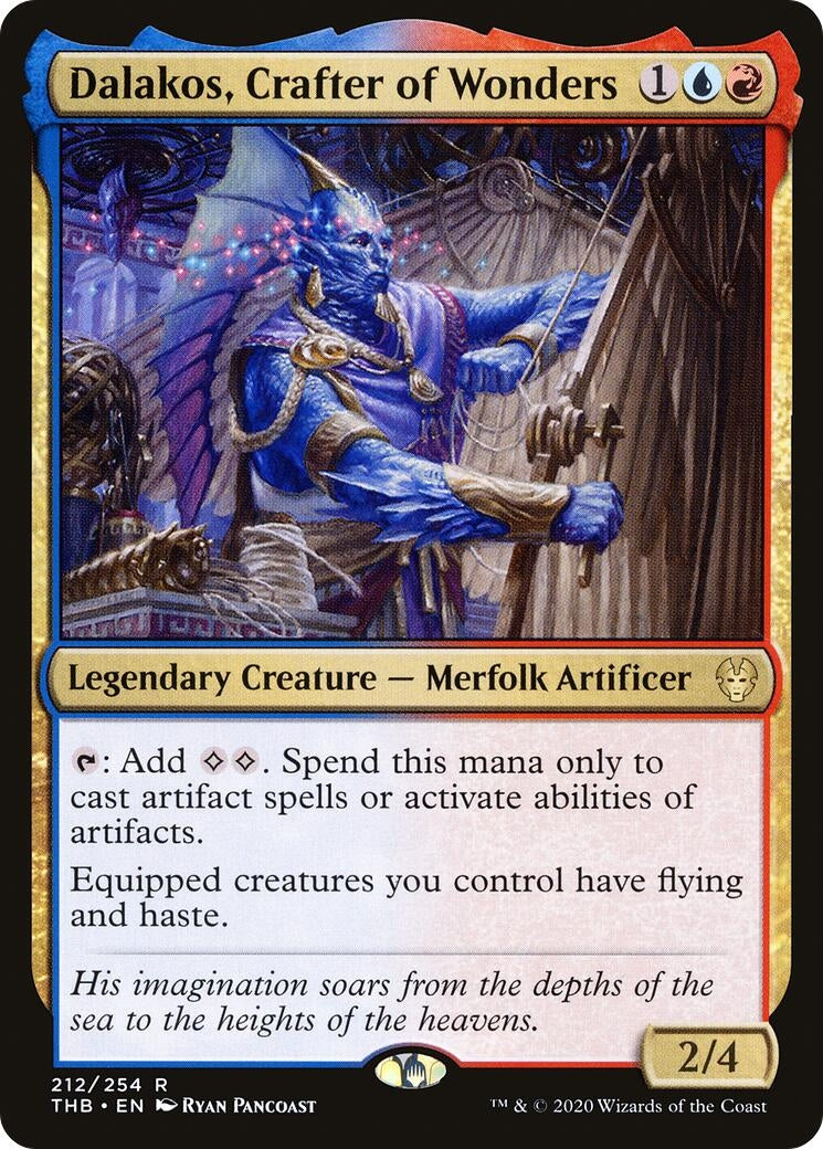 Image for Dalakos, Crafter of Wonders (212) (Theros Beyond Death) - Magic: The Gathering