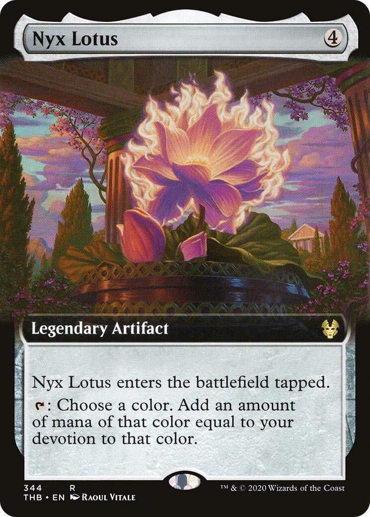 Image for Nyx Lotus (Extended Art) (344) (Theros Beyond Death) - Magic: The Gathering